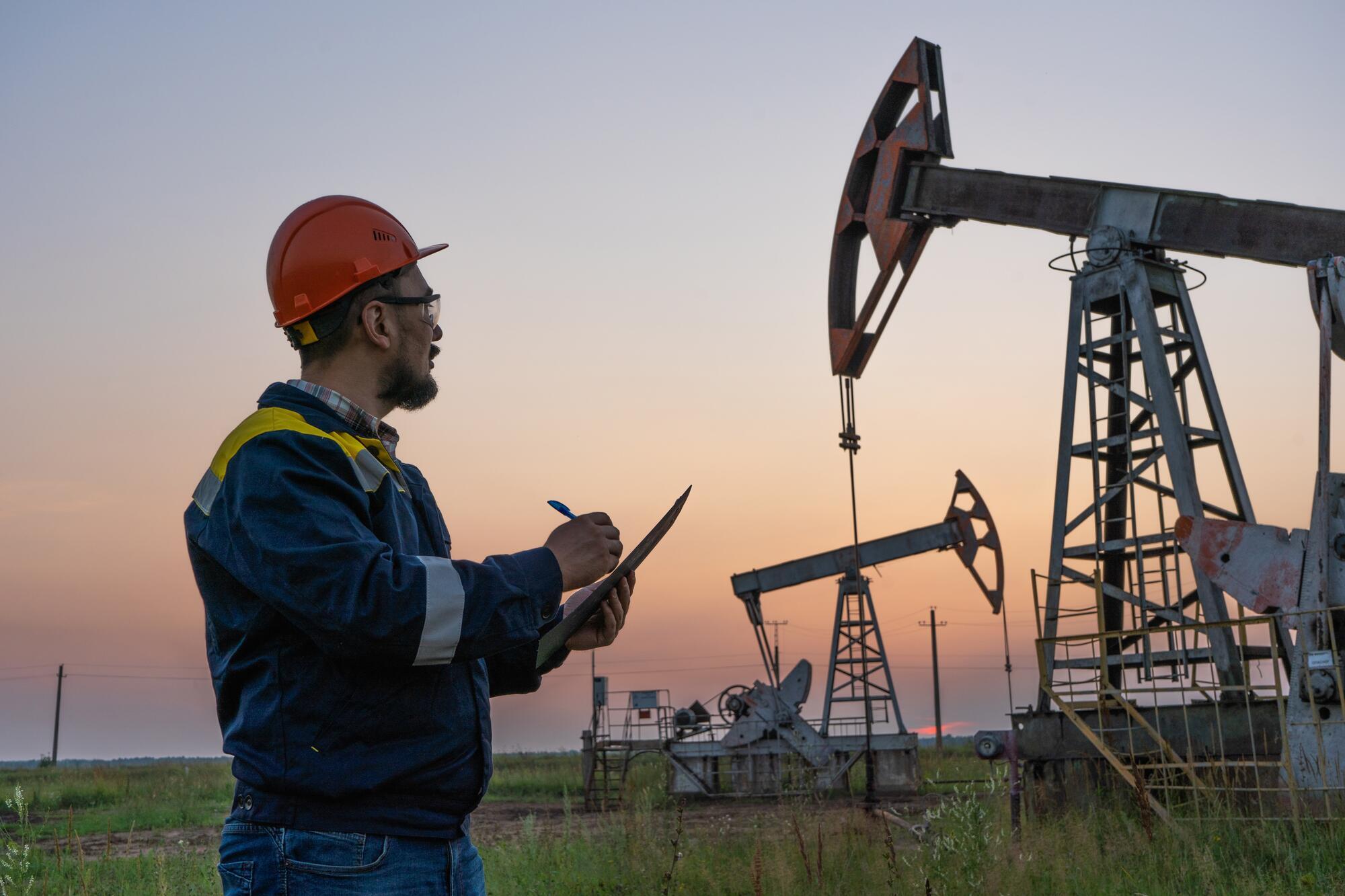 Business owner at the oil rig